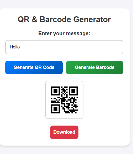 qr bar generator